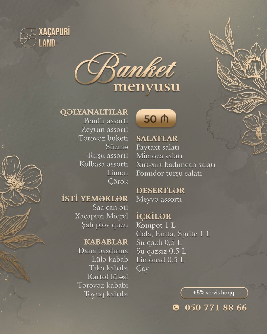 Banket və Özəl Gün Tədbirləri