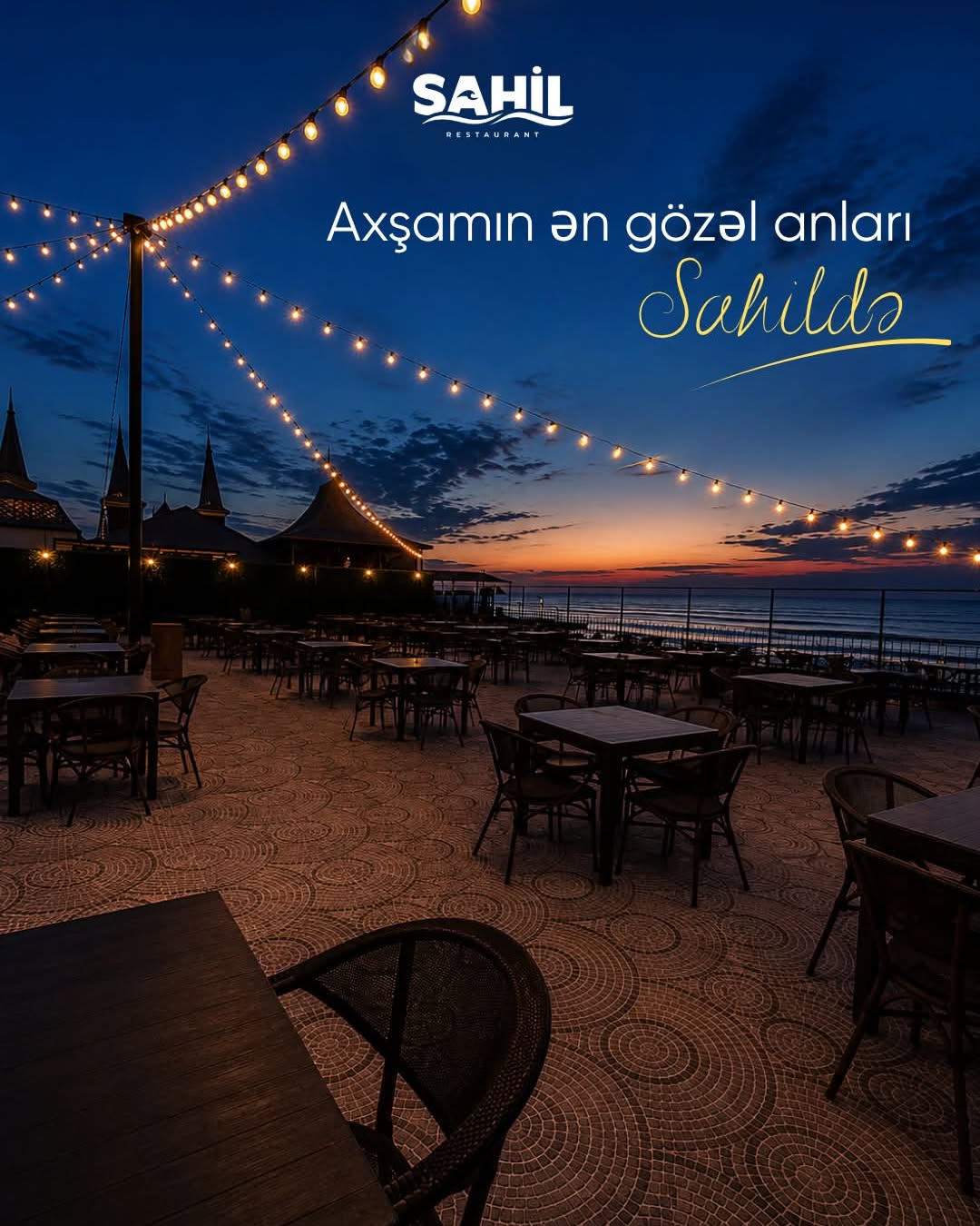 Ailəvi Ziyafətlər və Dəniz Mənzərəli Şam Yeməyi