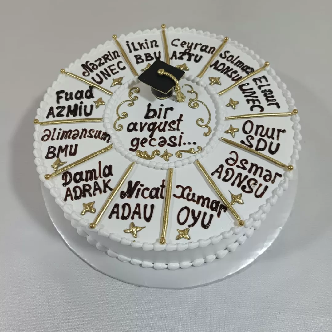 Məzuniyyət və Məktəb Tortları