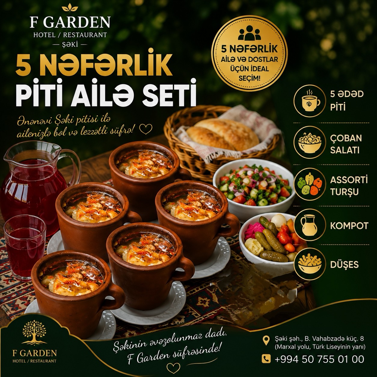 Korporativ Tədbirlər və Ailə Məclisləri
