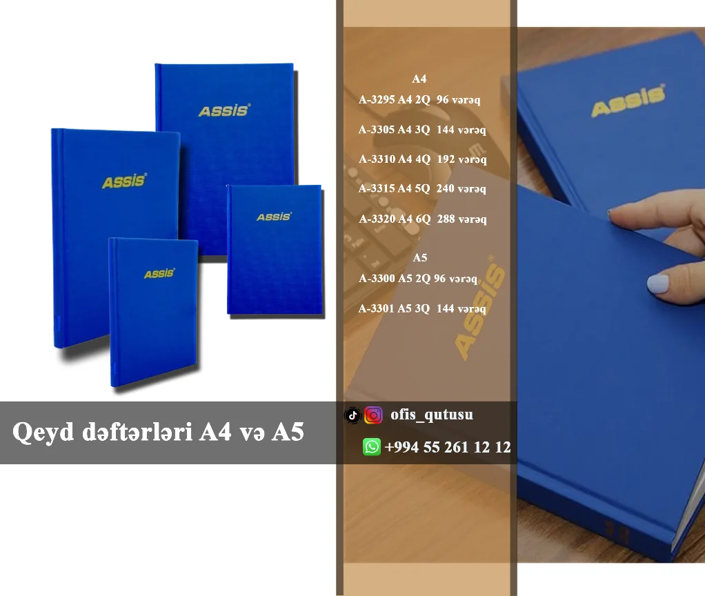 Estetik Qeyd Dəftərləri və Hədiyyəlik Notebooklar