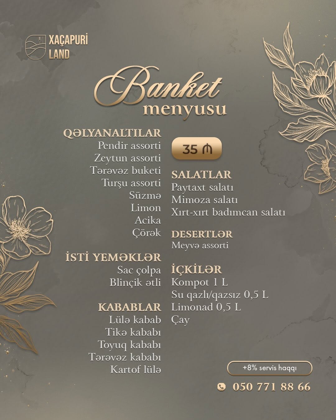 Banket və Özəl Gün Tədbirləri