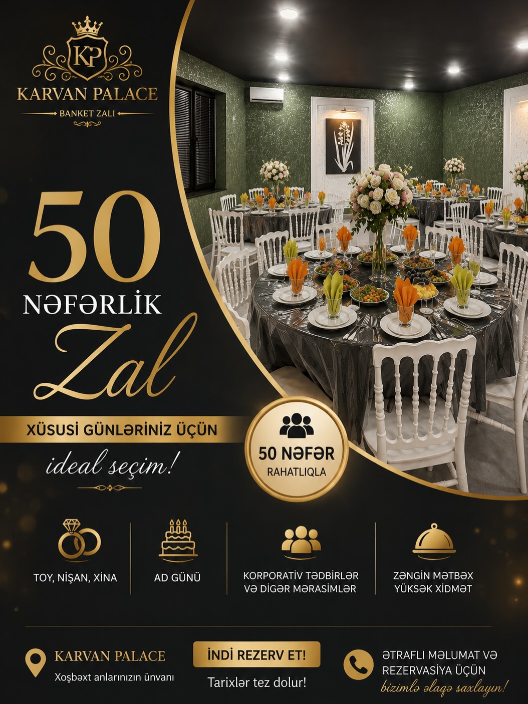 100 Nəfərlik Banket Zalı (Karvan Hall)