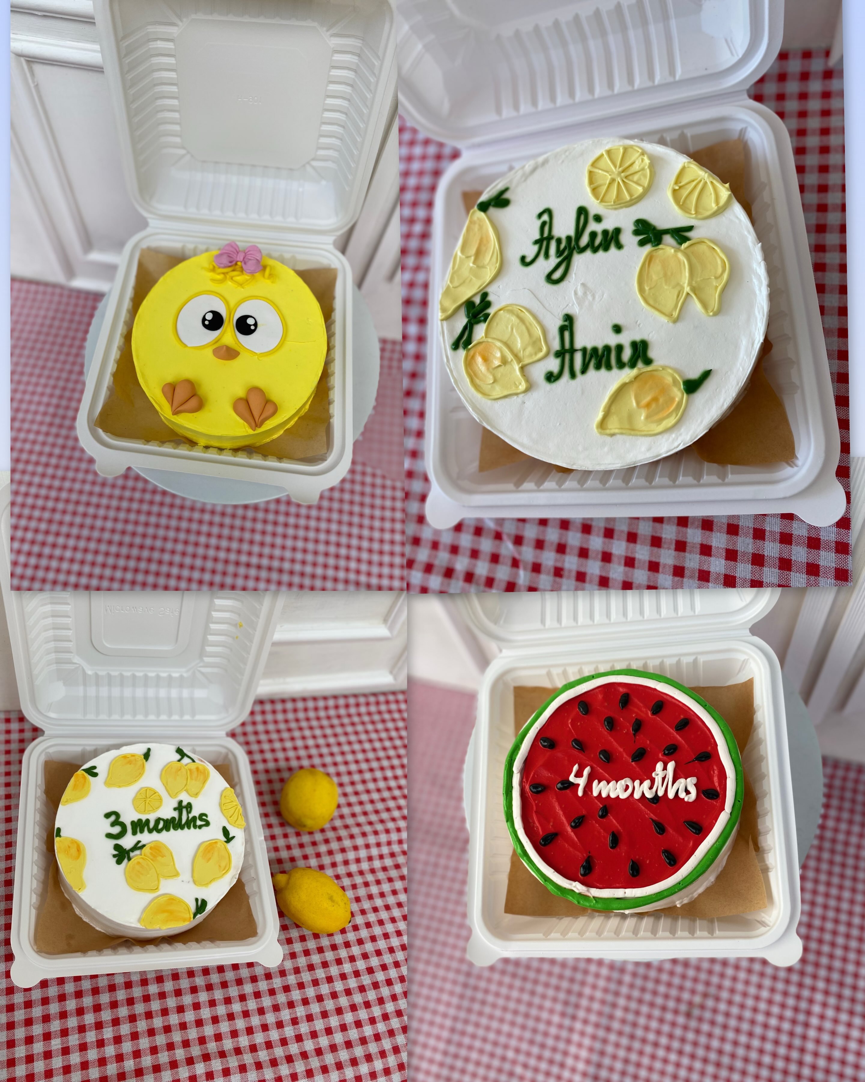 Kiçik və Ay Tortları (Bento Cake)