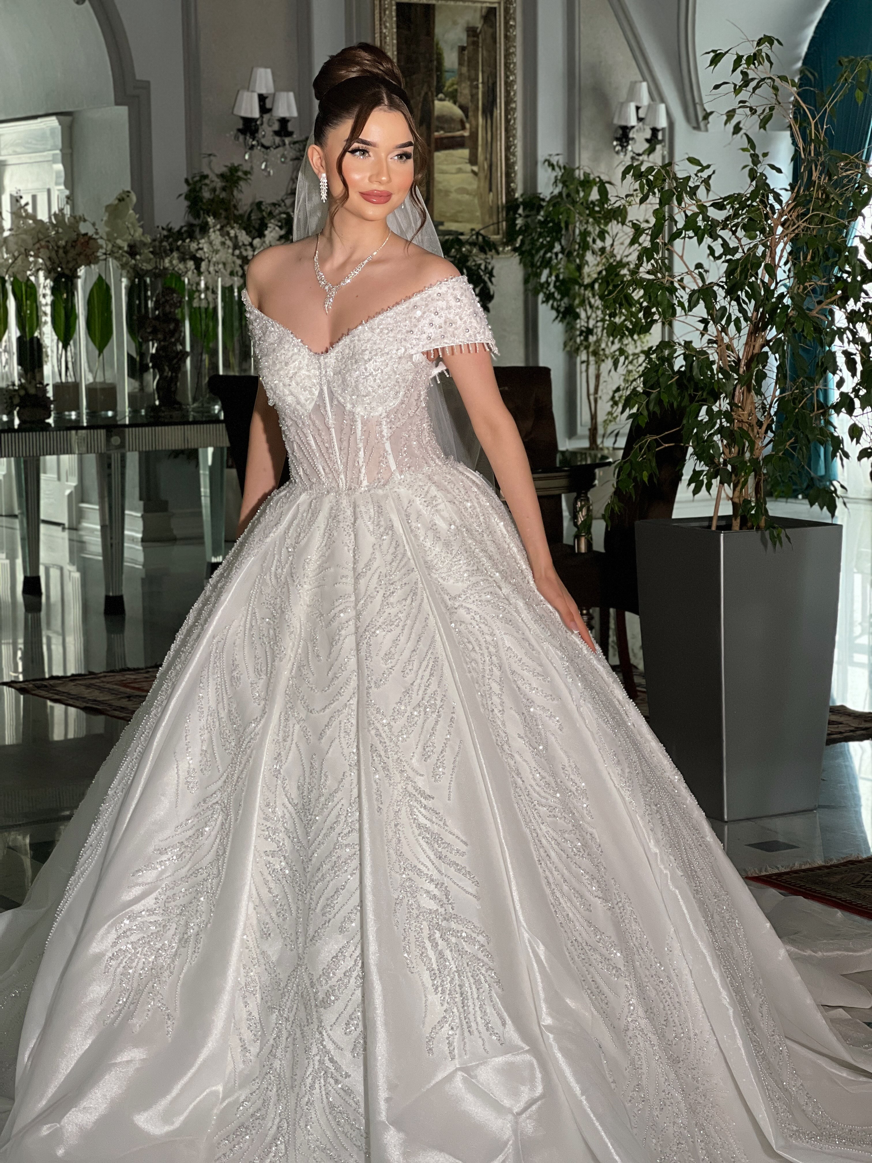 Princessa Siluetli Gəlinliklər