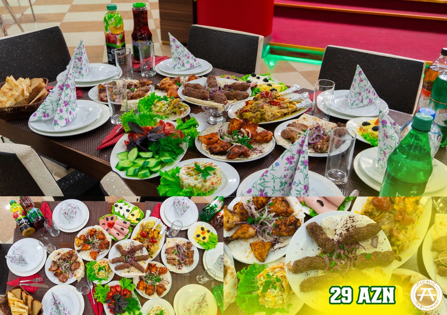 10 Nəfərlik Ailəvi Və Dostlar Banket Seti