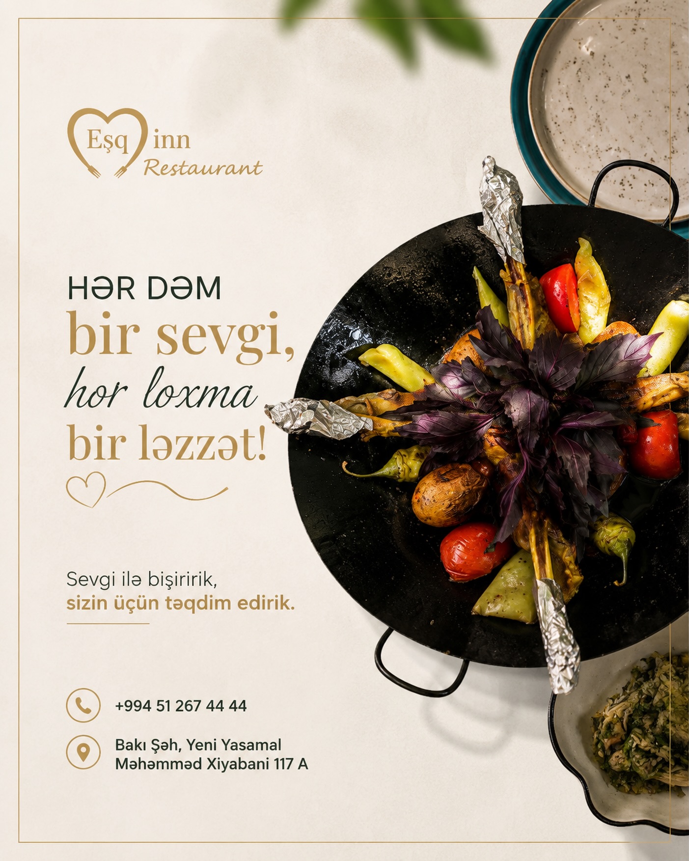 Ailəvi Restoran və Milli Mətbəx Təamları