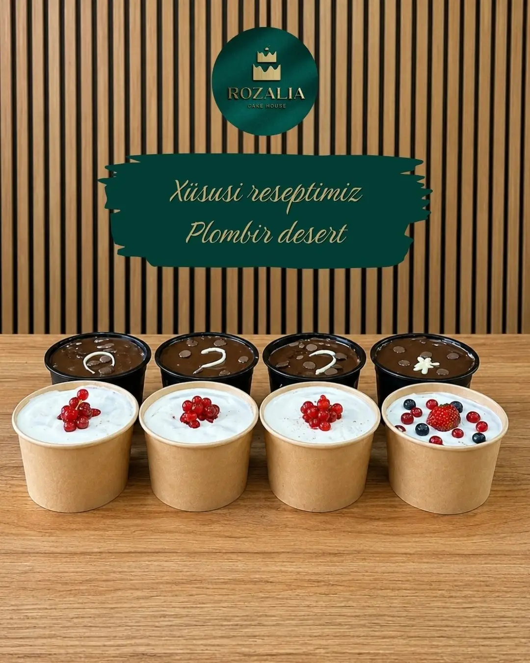 Desertlər və Mini Şirniyyatlar