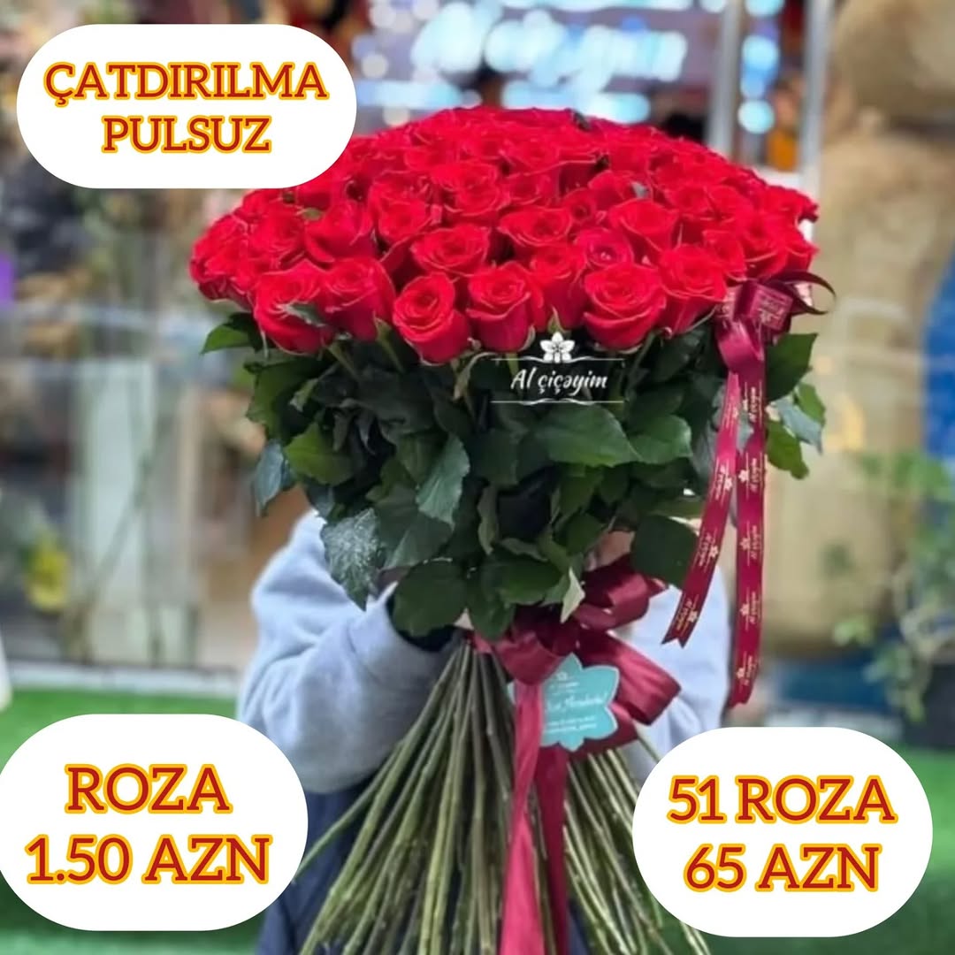 Qızılgül Buketləri və Kompozisiyaları