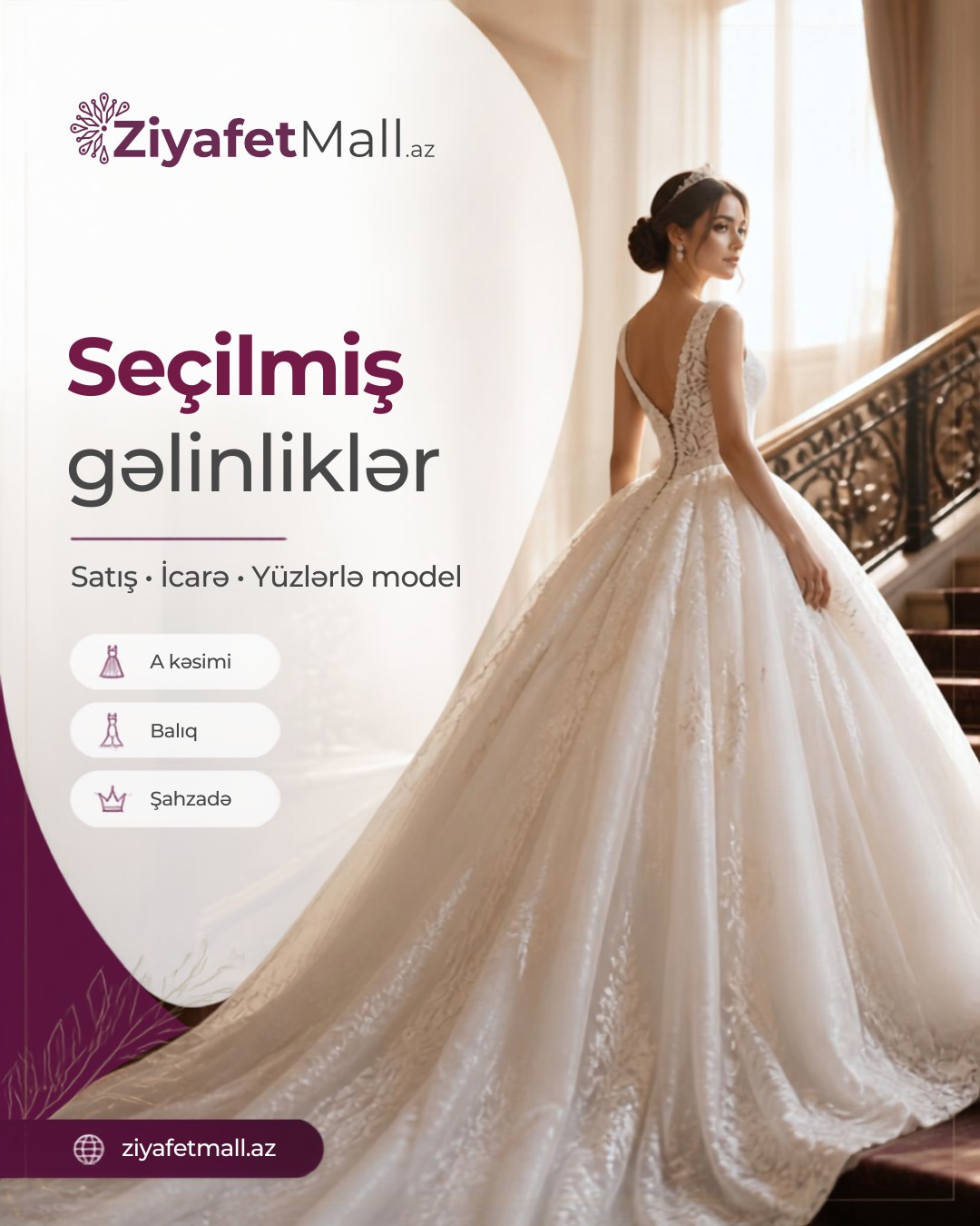 Gəlinliklərin Satışı və İcarəsi