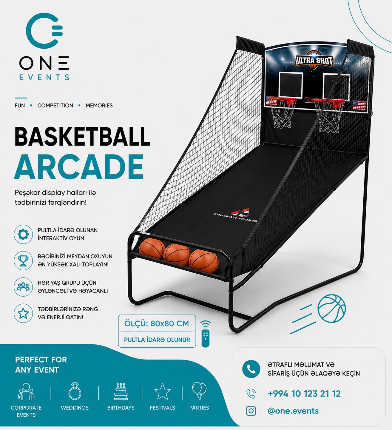 İnteraktiv Arcade Oyunlar və Əyləncə Zonalıqları