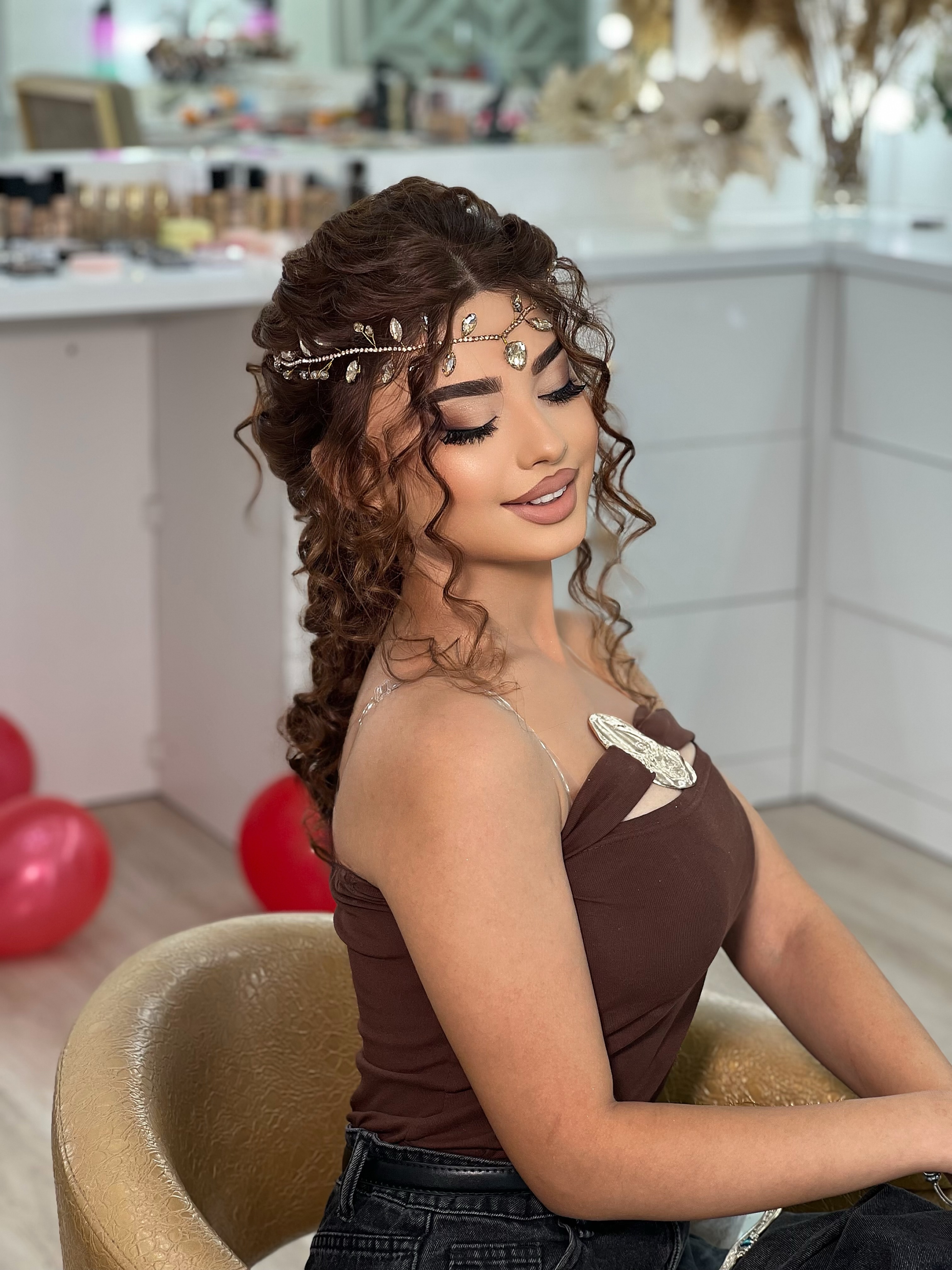 Nişan və Xına üçün Saç və Makiyaj