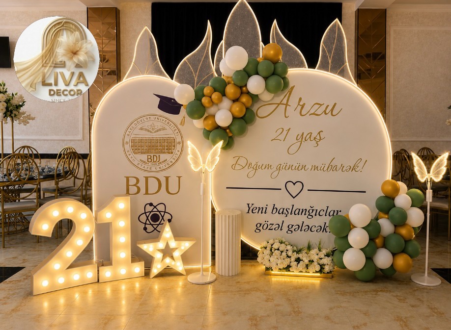 Məzuniyyət və Tələbə Qəbulu Dekoru