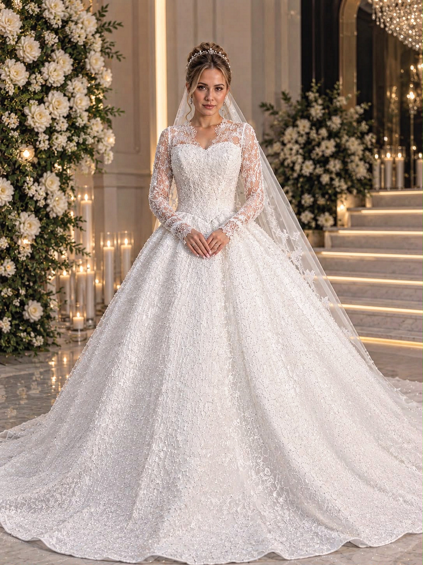 A-Line Siluet Gəlinliklər
