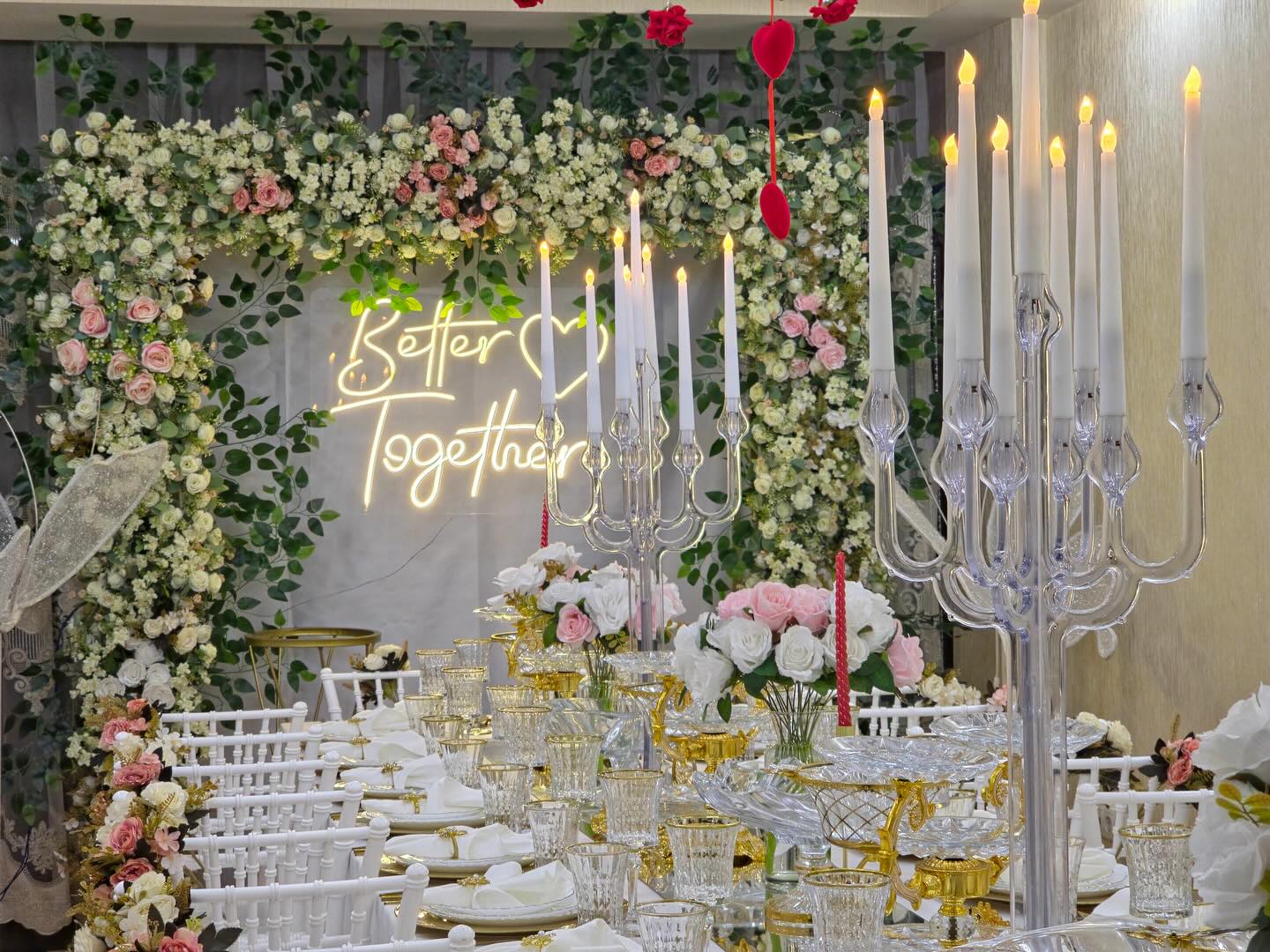 Nişan Tədbirləri üçün Dekorasiya xidməti