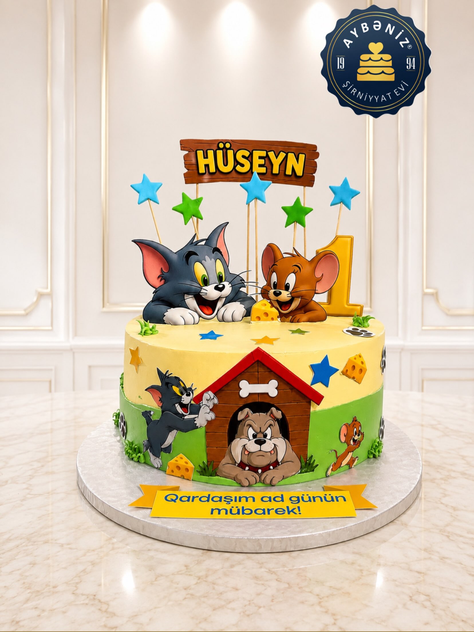Uşaqlar üçün Tematik və Nağıl Qəhrəmanlı Tortlar