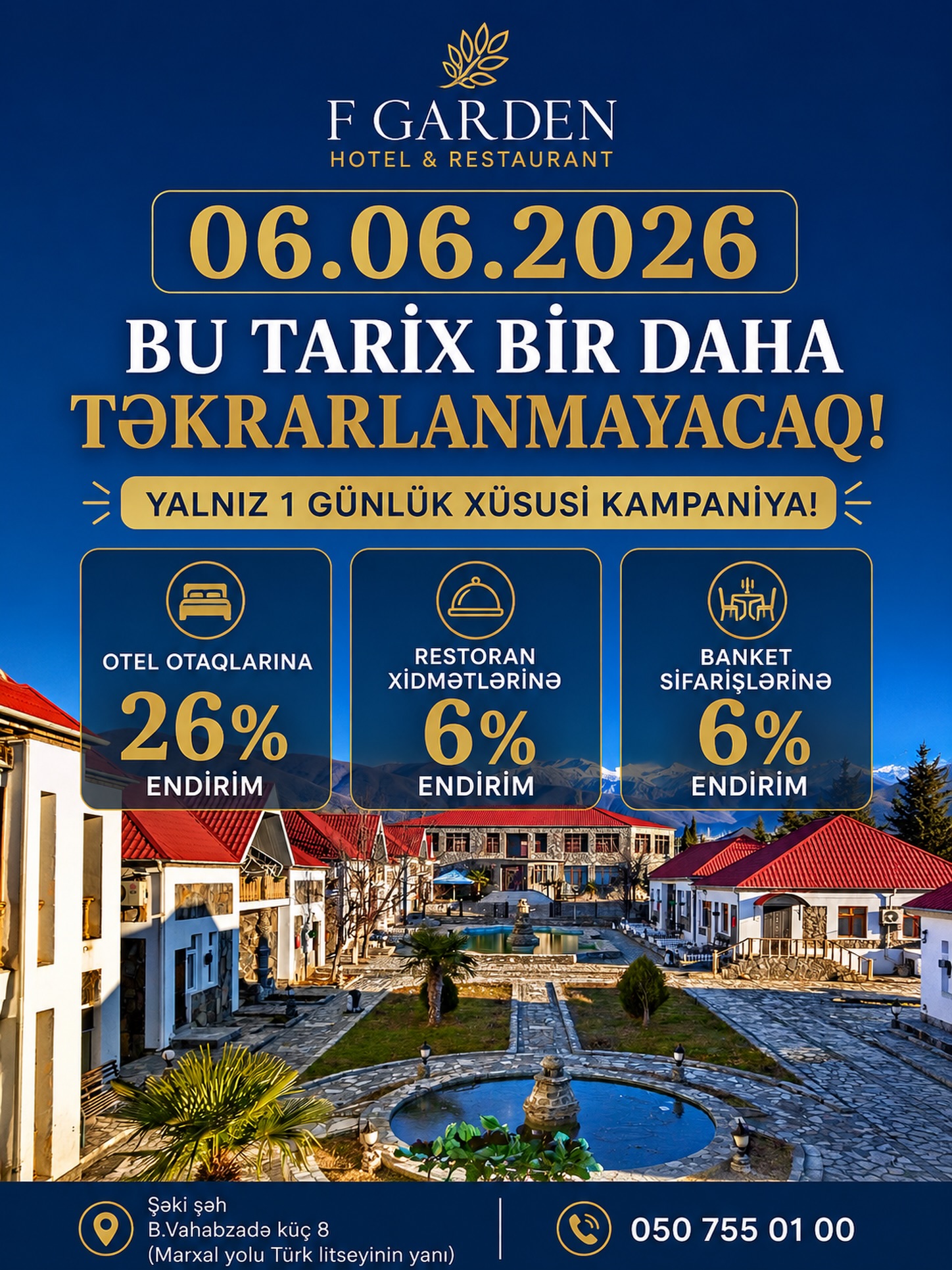 F Garden Hotel/Restaurant Sheki