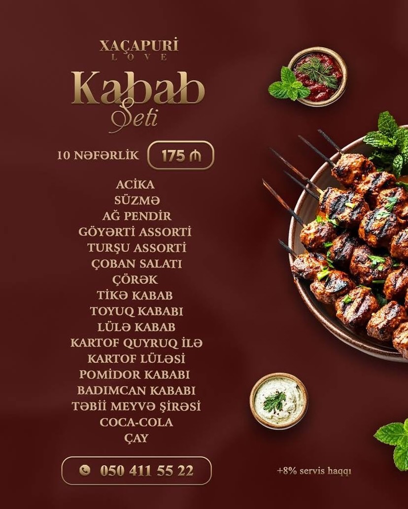 Terrasda Məclis və Səhər Yeməyi Xidməti
