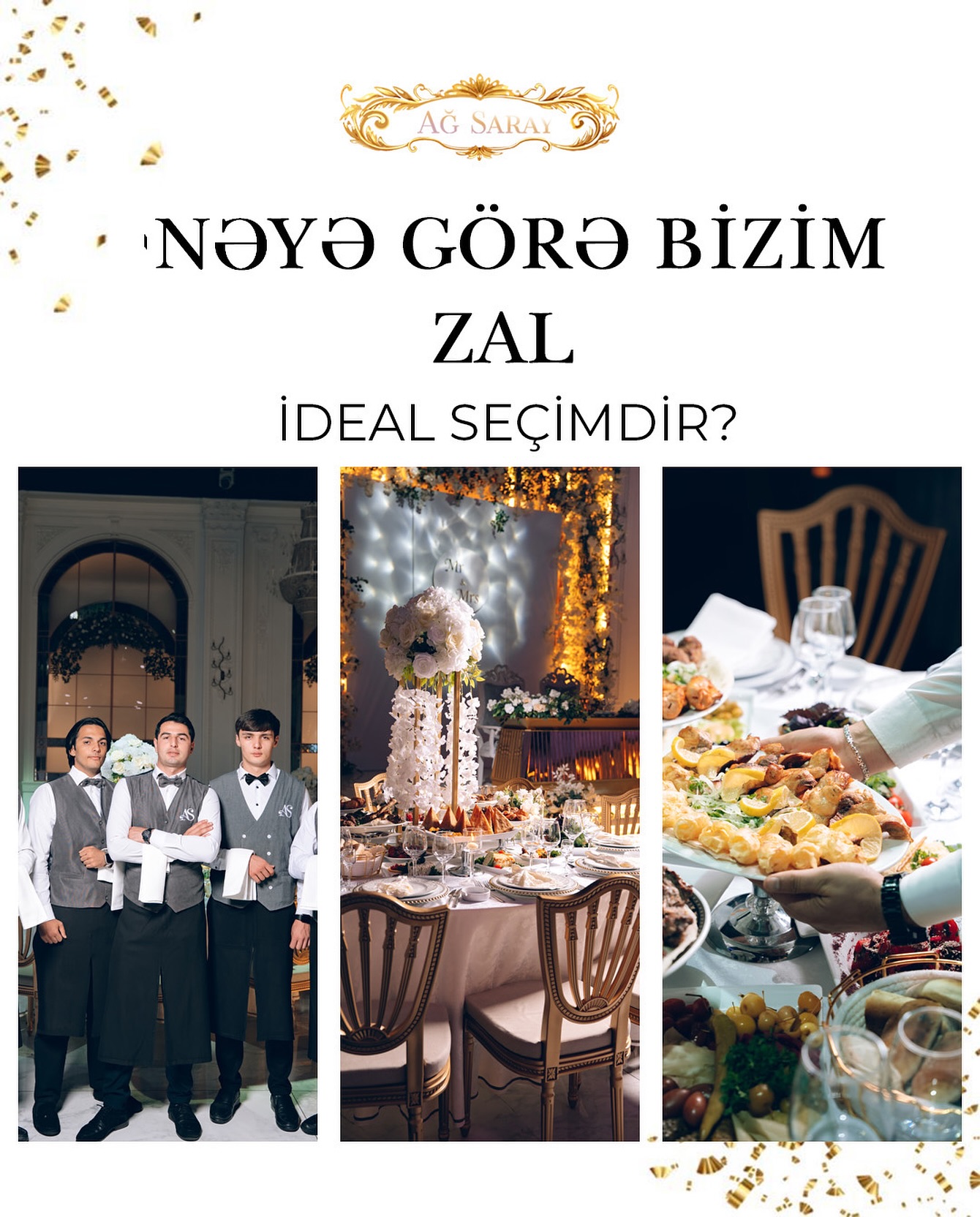 Ad Günləri və Kiçik Məclislər üçün Kiçik Zal