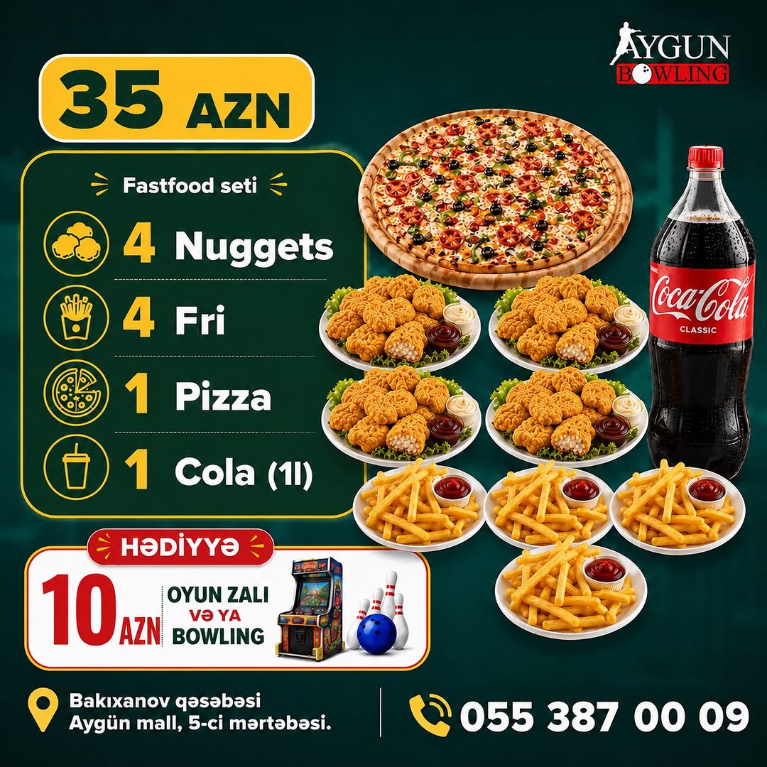 10 Nəfərlik Ailəvi Və Dostlar Banket Seti