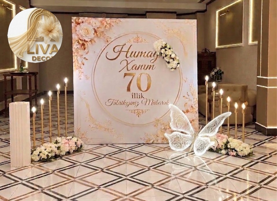 Yubiley və Evlilik İldönümü Dekoru