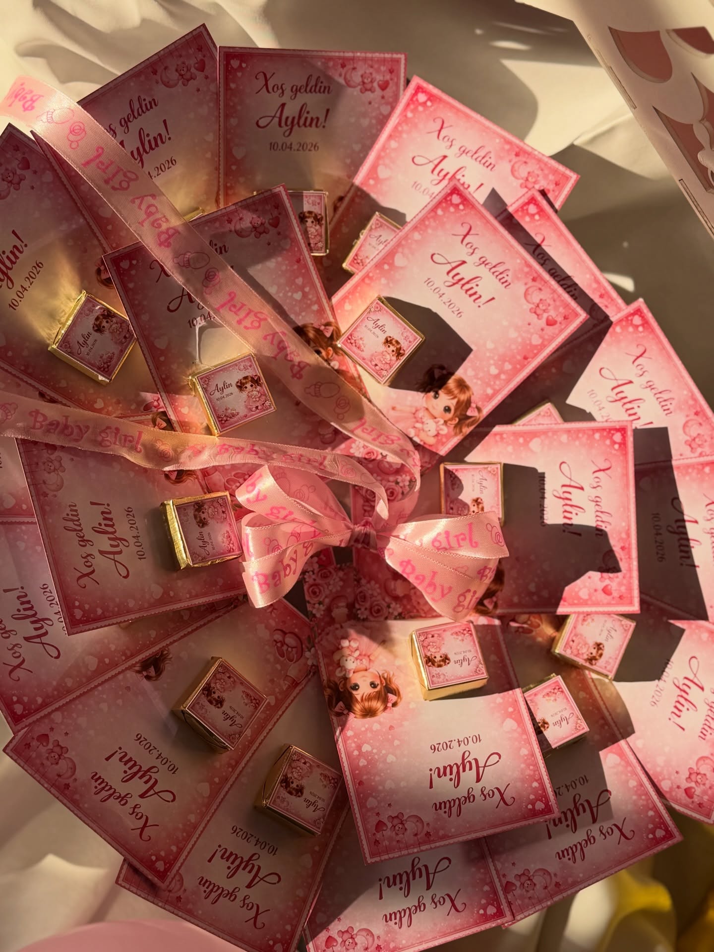 Xüsusi Şokolad Dizaynı, Nişan Paylamaları və Giftbox