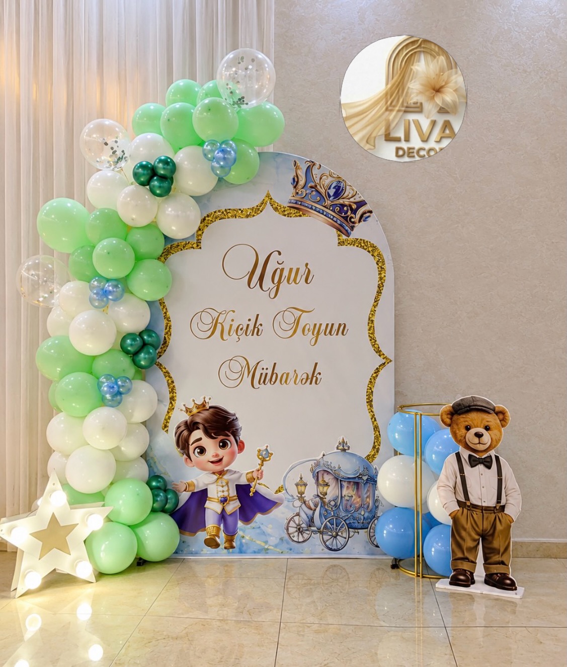 Kiçik Toy Dekoru və Şənlik Bəzədilməsi