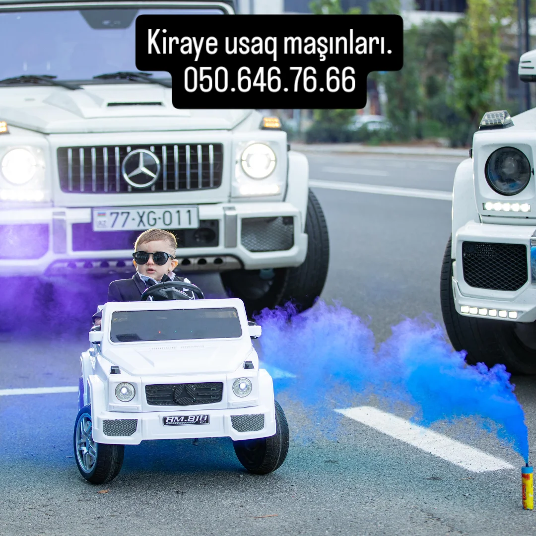 Kiçik Toy və Ad Günləri üçün Uşaq Maşınlarının Kirayəsi