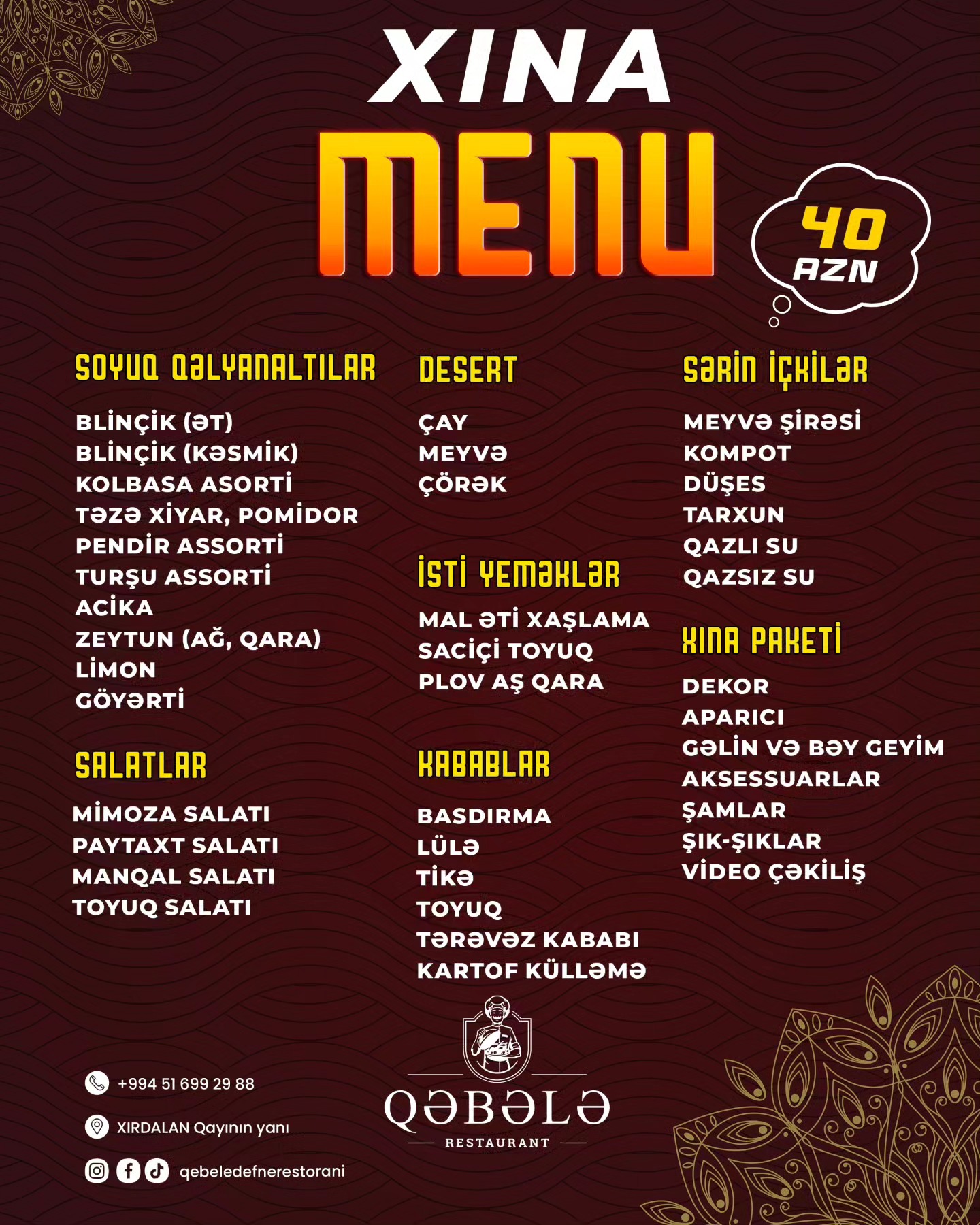 Xına Mərasimlərinin Təşkili