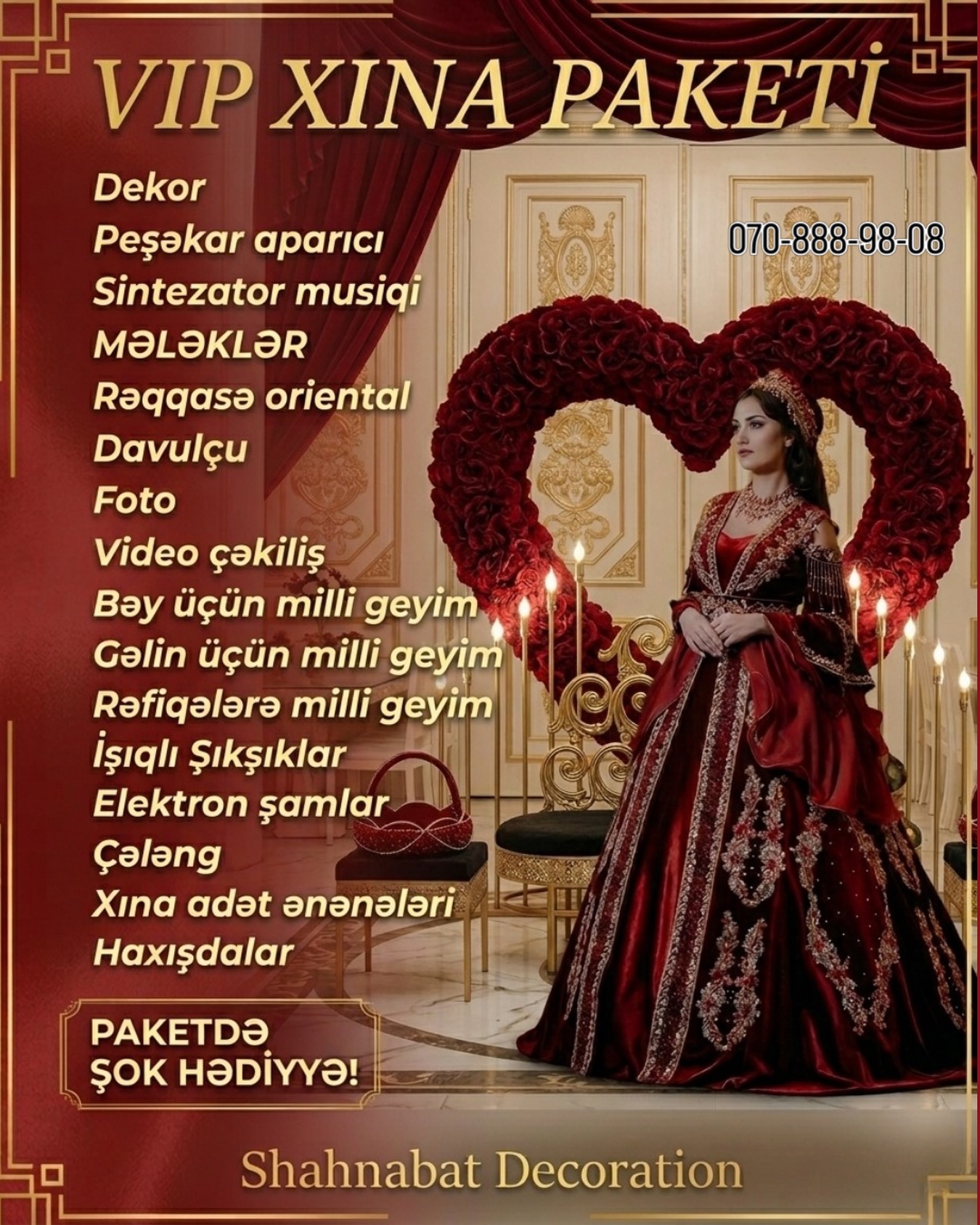 Xına Gecəsinin Kompleks Təşkili