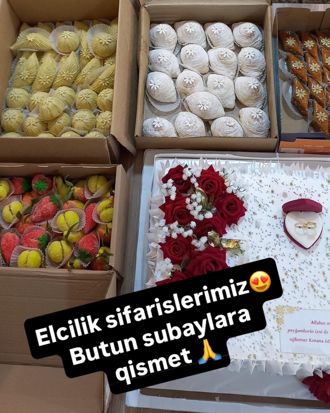 Badambura və Şaftalı Şirniyyatları