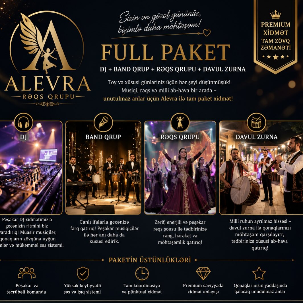Modern və Klassik Rəqs Şousu (Alevra Mələkləri)