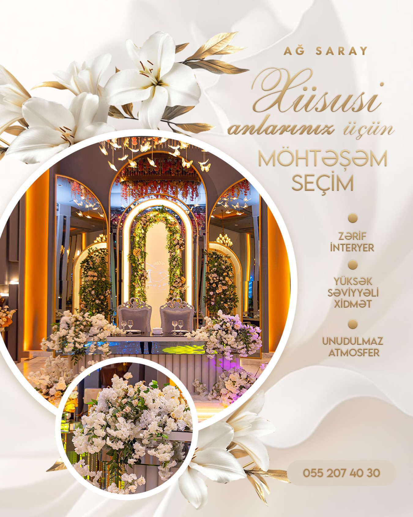 Toy Mərasimləri üçün Böyük Şadlıq Zalı