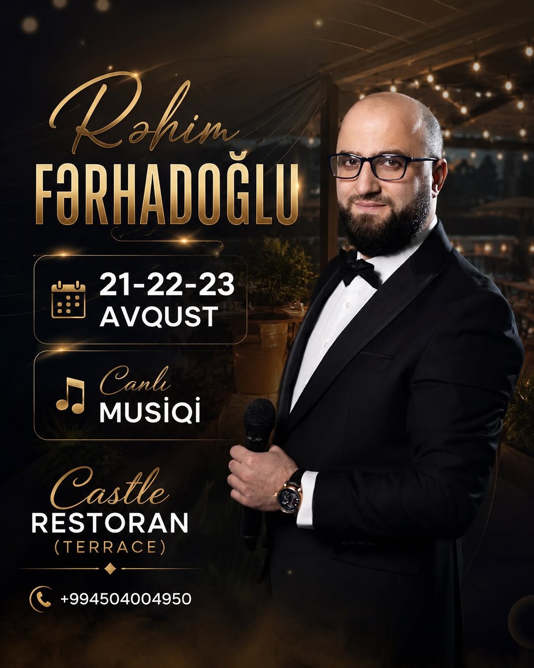 Canlı Musiqi Gecələri və DJ Şoular