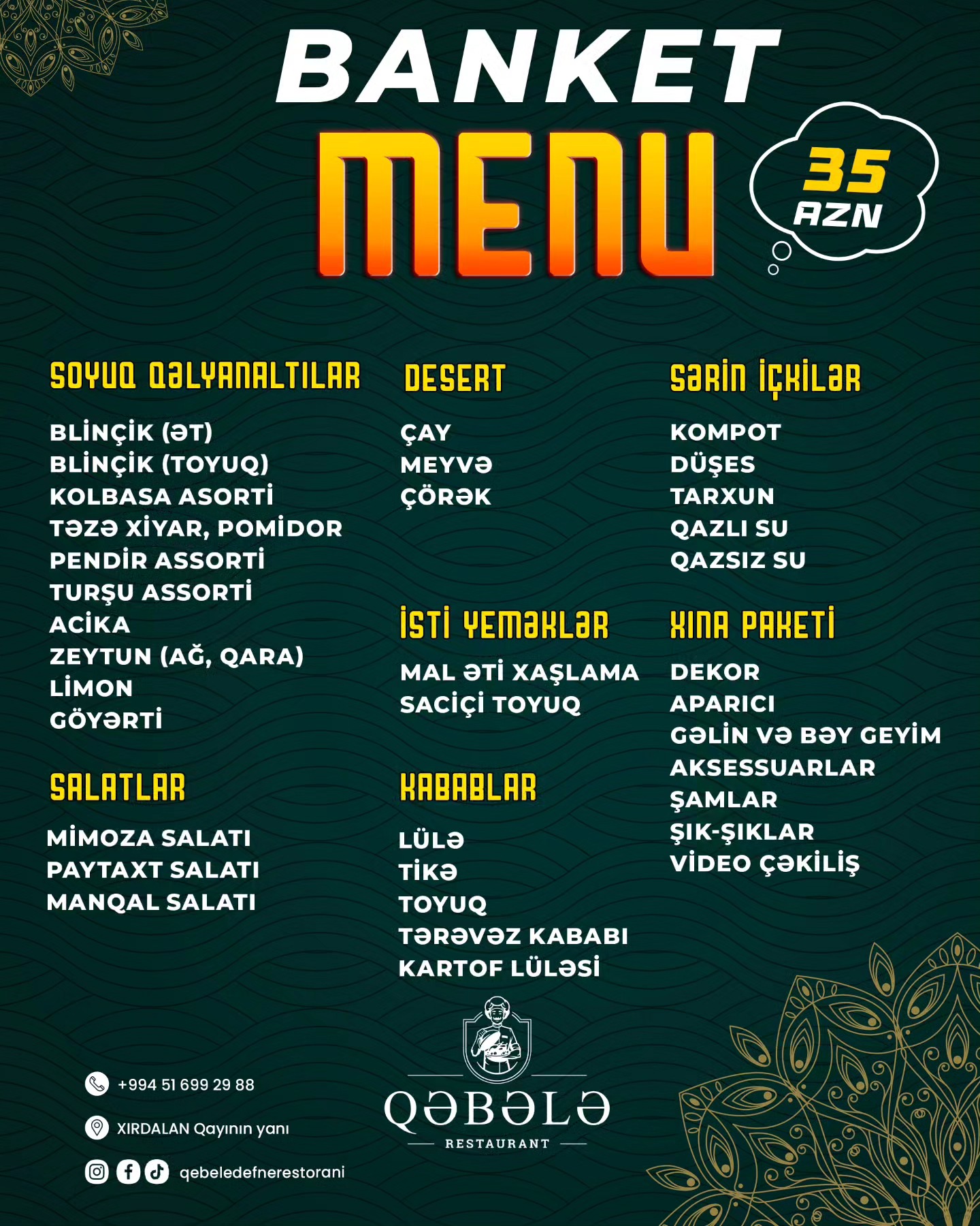 Qəbələ Dəfnə Restoranı