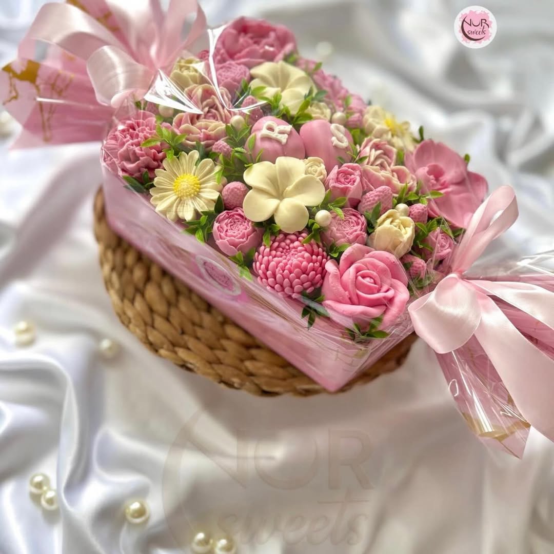 Nişan və Özəl Günlər üçün Şokolad Gül Buketləri