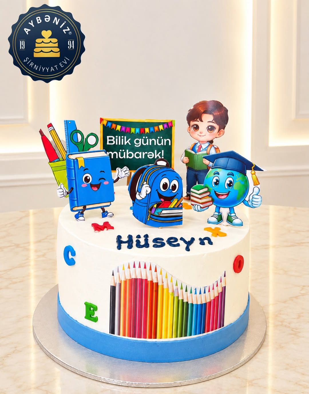 Məzuniyyət, Bilik Günü və Məktəb Tədbirləri üçün Tortlar
