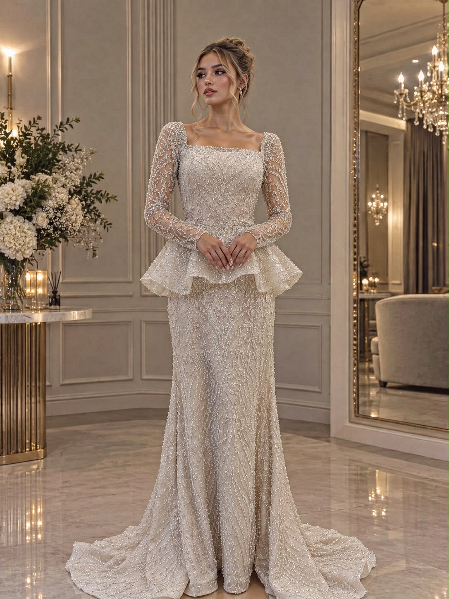 Balıq Model (Mermaid) Gəlinliklər