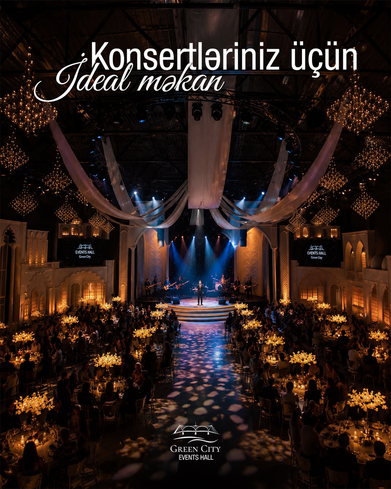 Konsertlər və Böyük Miqyaslı Tədbirlər üçün Zal İcarəsi