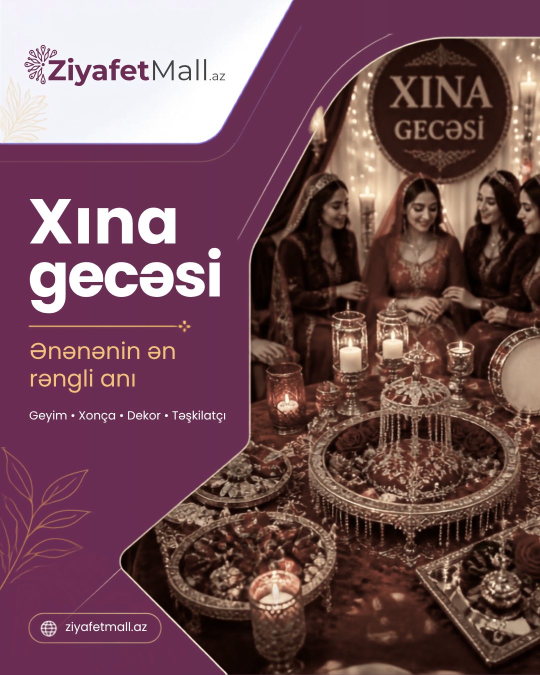 Xına Gecəsi Təşkili və Dekoru