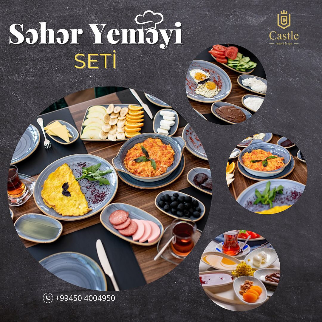 Castle Restoran - Ziyafətlər və Milli-Asiya Mətbəxi