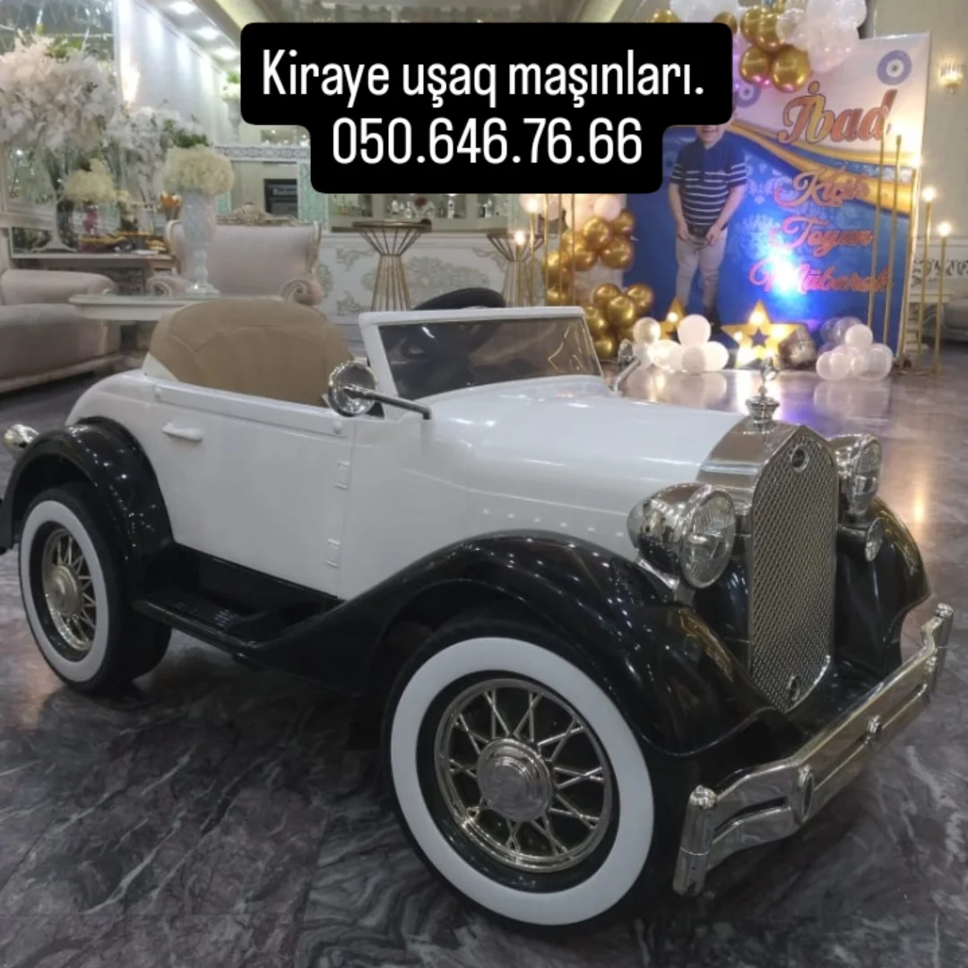 Kiçik Toy və Ad Günləri üçün Uşaq Maşınlarının Kirayəsi