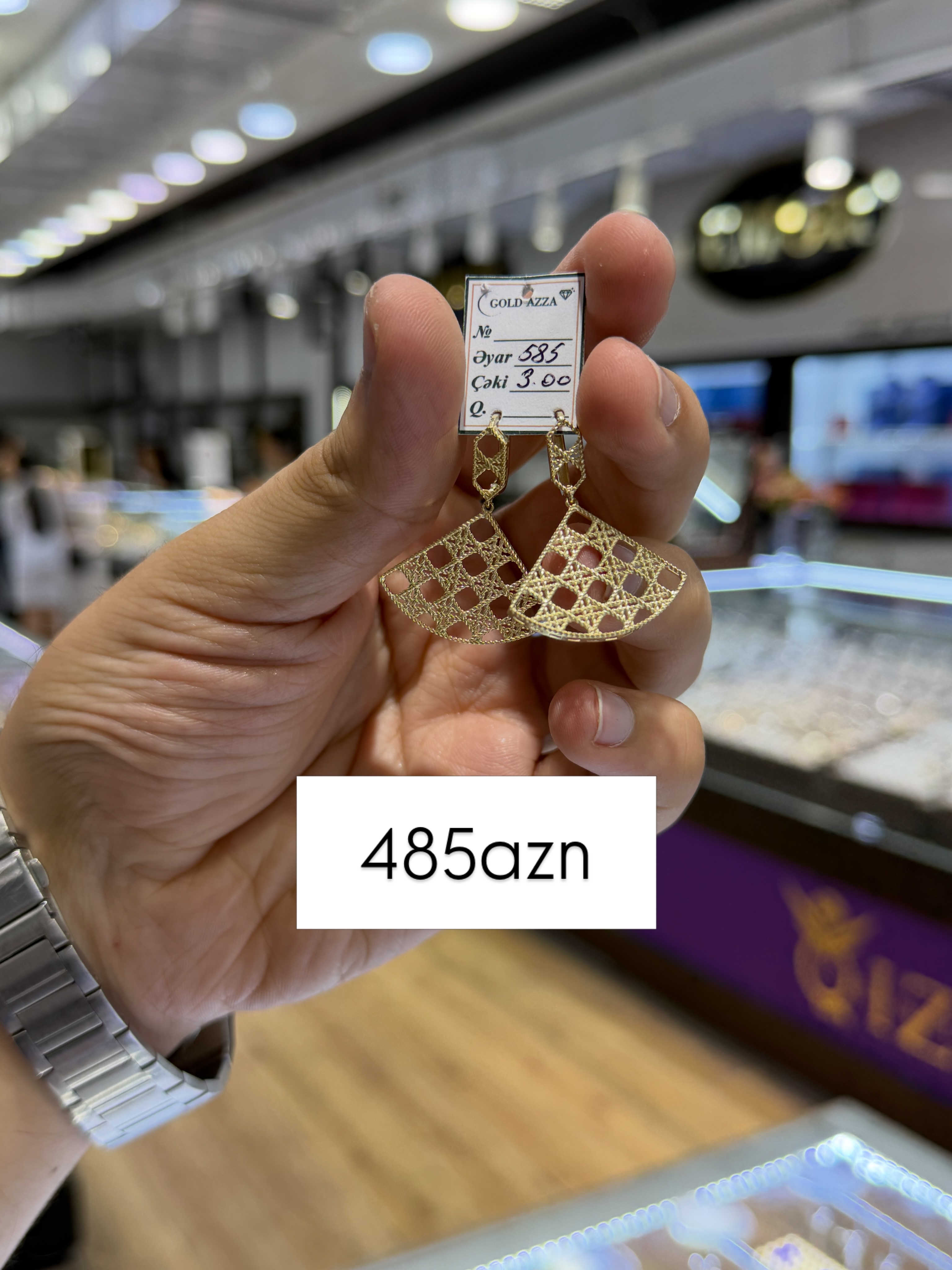 Qızıl Sırğalar və Dəstlər (585⁰ Əyar)