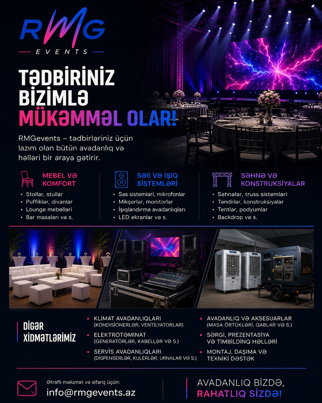 Səhnə və Truss Konstruksiyalarının İcarəsi