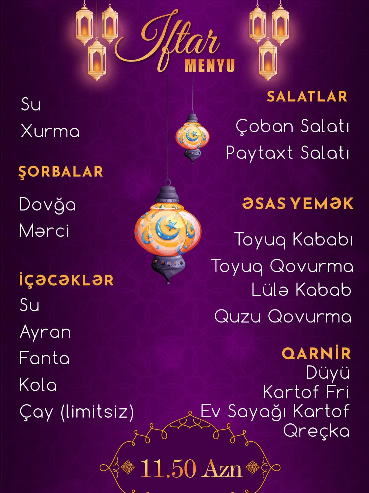 Ad Günü Banketləri və Şou Proqramlar