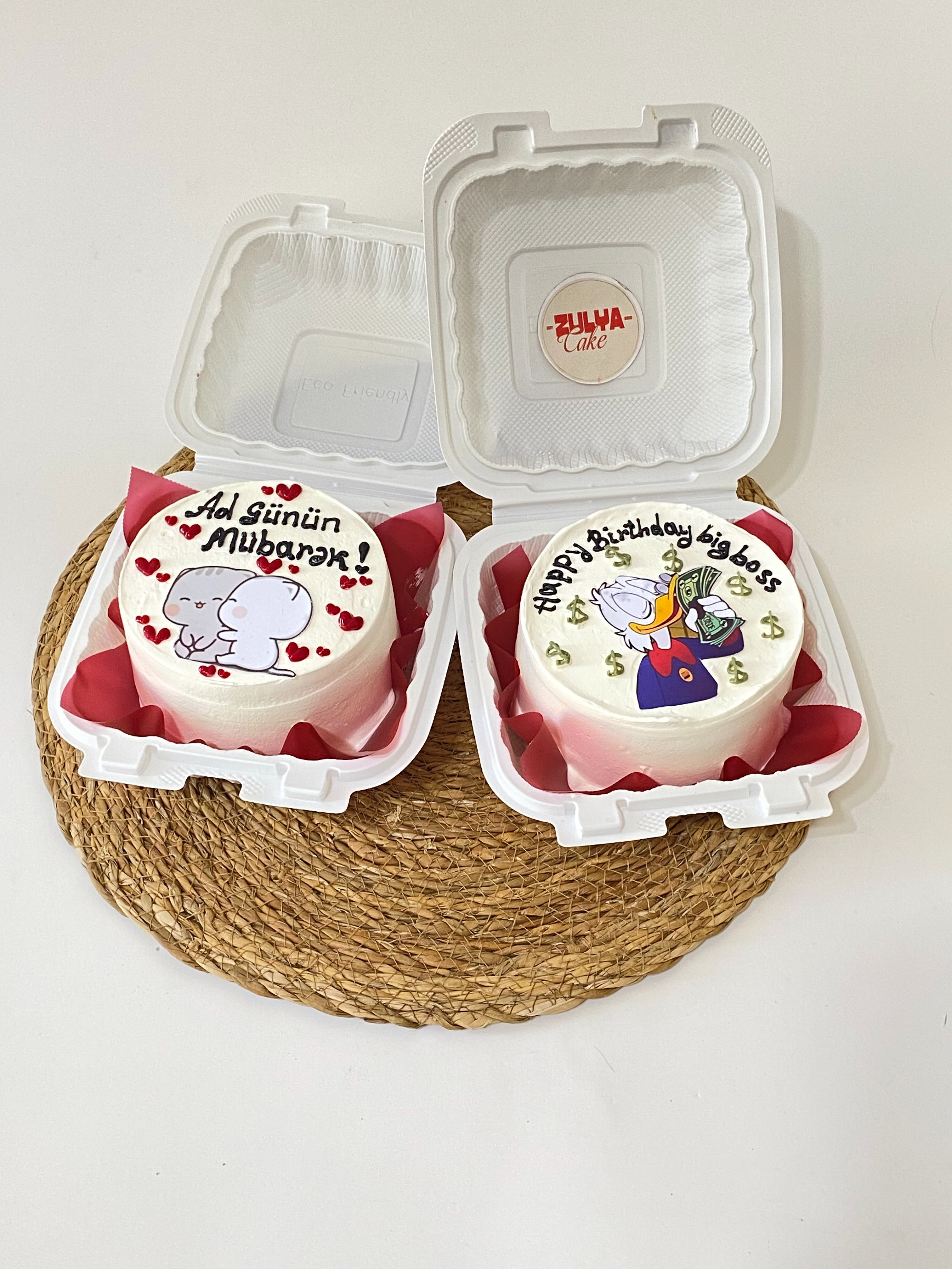 Cupcake və Bento Tort Hədiyyə Seti