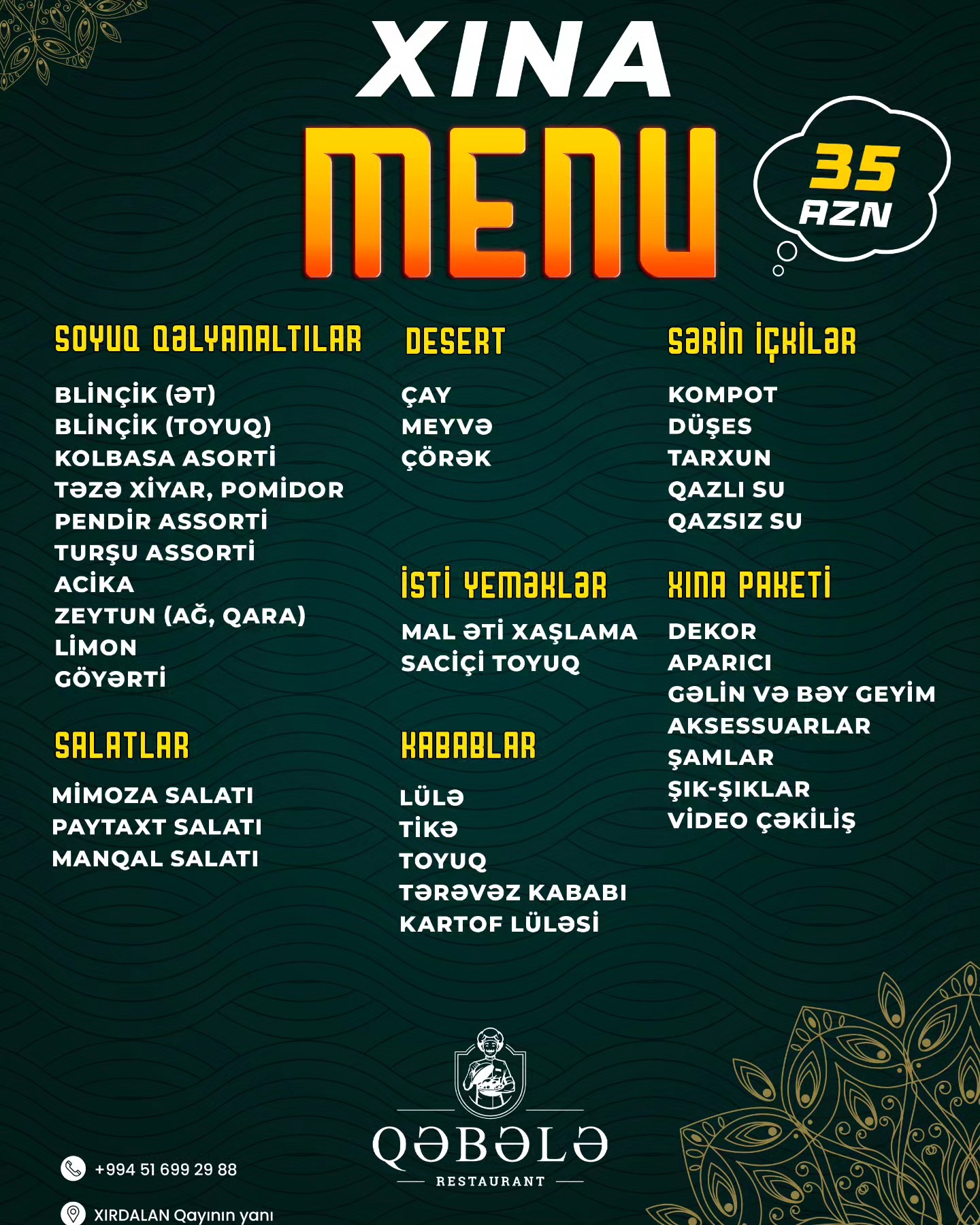 Qəbələ Dəfnə Restoranı
