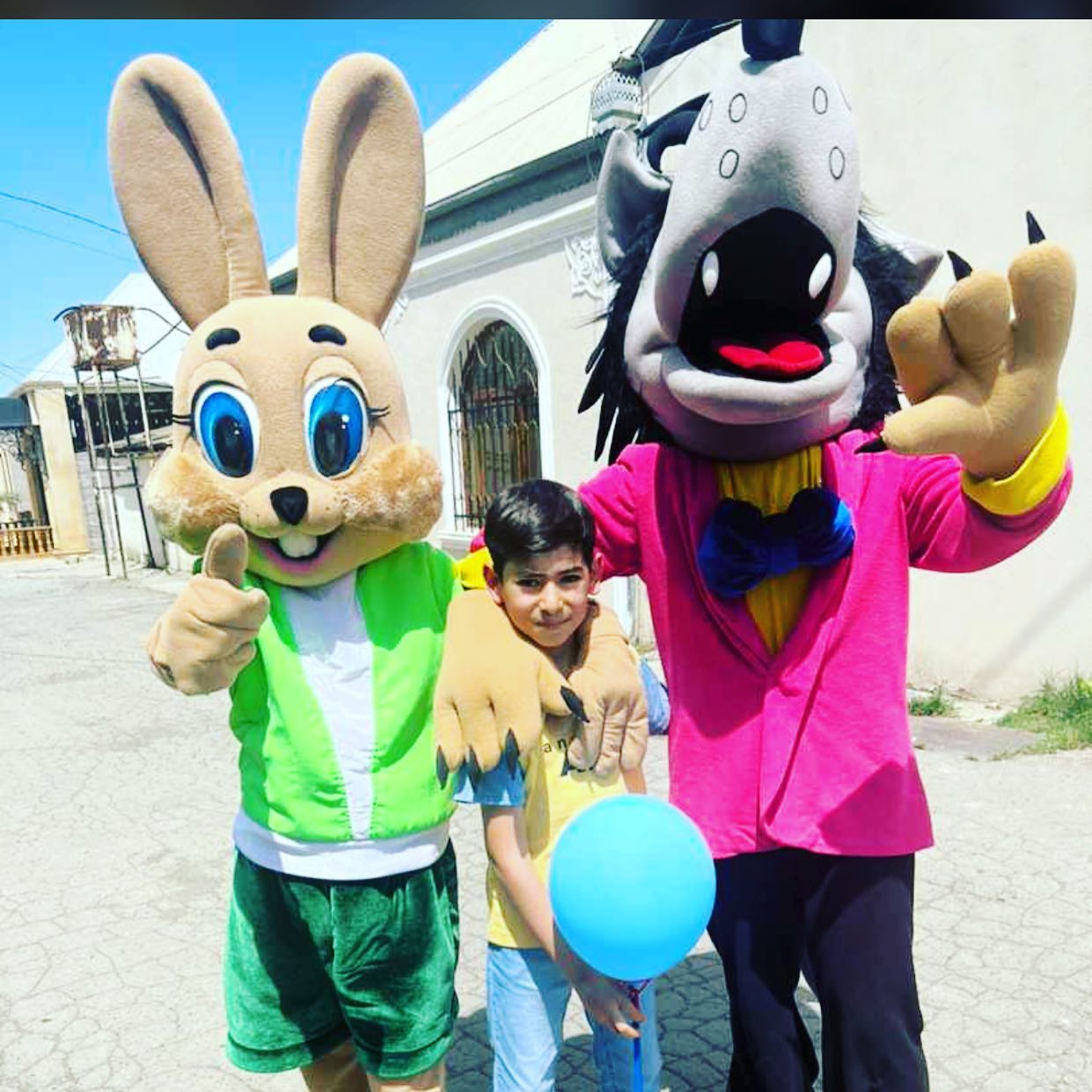 Ad Günü Üçün Maskot Kuklalar Və Şou Proqramı