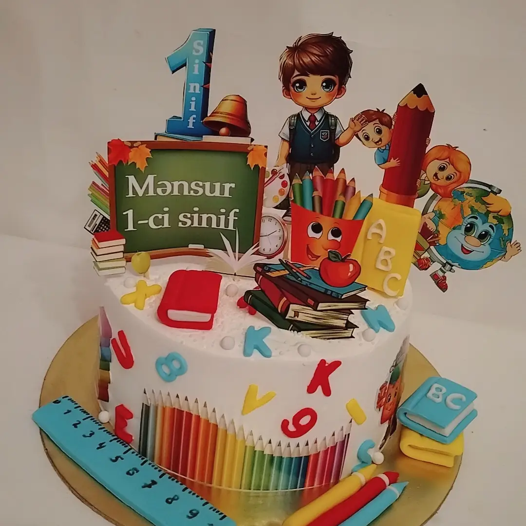 Məktəbli və İlk Dərs Günü Tortları