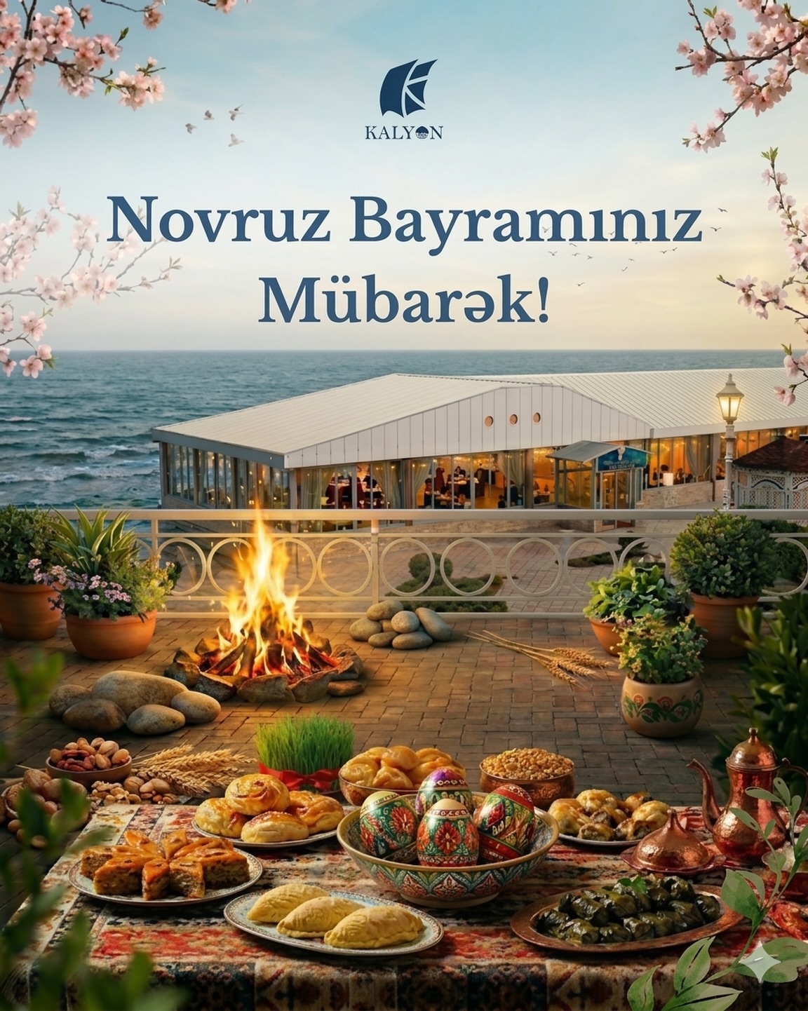 Terrasda Canlı Musiqi və Şou Proqramlı İstirahət